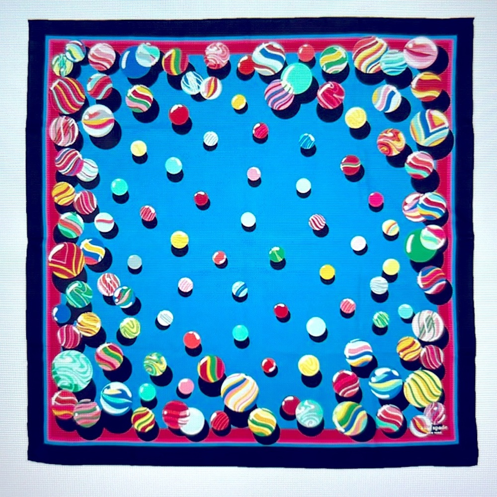 🔴🟣🔵 KATE SPADE MARBLES SQUARE 🟡🟢🟠 NWT 🟣🔴🔵